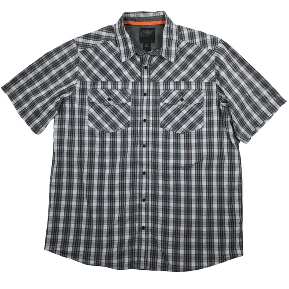 5.11 Tactical Other - 5.11 Tactical Short Sleeve Plaid Shirt